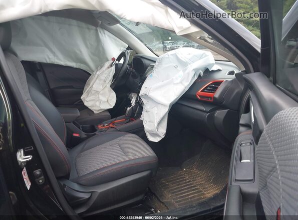 JF2SKAPC9KH590889 2019 SUBARU FORESTER Black წინა სალონის ხედი