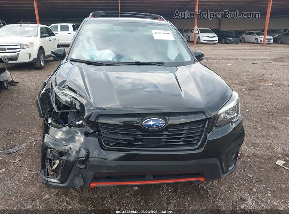 JF2SKAPC9KH590889 2019 SUBARU FORESTER Black წინა ხედი