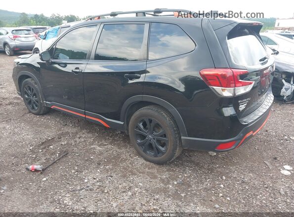 JF2SKAPC9KH590889 2019 SUBARU FORESTER Black უკანა მარცხენა