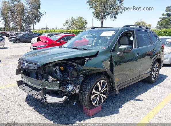 JF2SKAPC9NH403901 2022 SUBARU FORESTER Green Передня ліва чверть