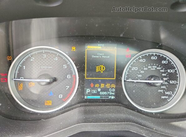 JF2SKAPC9PH457623 2023 SUBARU FORESTER Black Սարքավորումների վահանակի տեսք