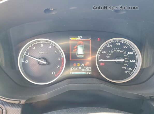 JF2SKAPC9PH469531 2023 SUBARU FORESTER Silver Սարքավորումների վահանակի տեսք