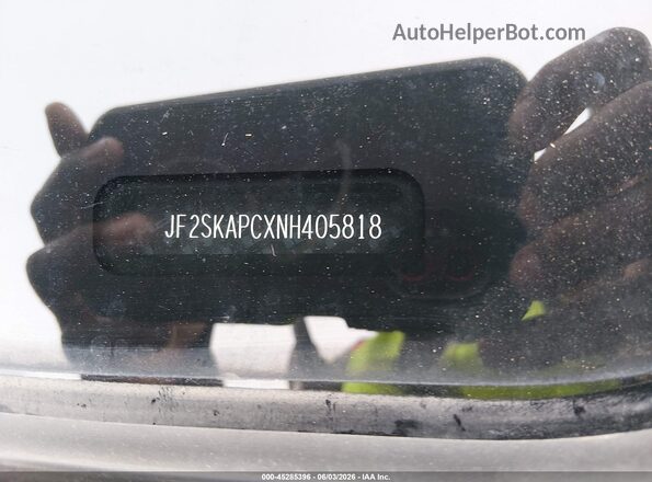JF2SKAPCXNH405818 2022 SUBARU FORESTER Green Вид підкапотного простору