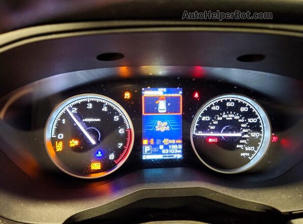 JF2SKAPCXNH520323 2022 SUBARU FORESTER Черный Вид щитка приборов