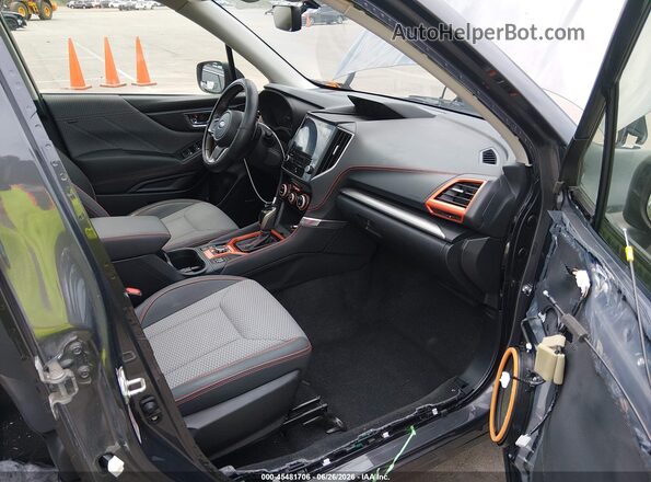 JF2SKARC0LH454178 2020 SUBARU FORESTER Gray წინა სალონის ხედი