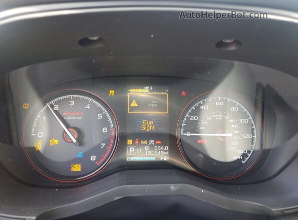 JF2SKARC1LH427801 2020 SUBARU FORESTER Gray Vista del cuadro de instrumentos