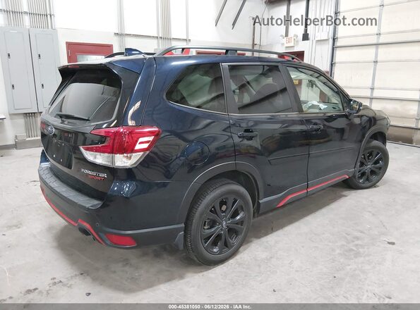 JF2SKARC1MH440758 2021 SUBARU FORESTER Синий Задняя правая четверть