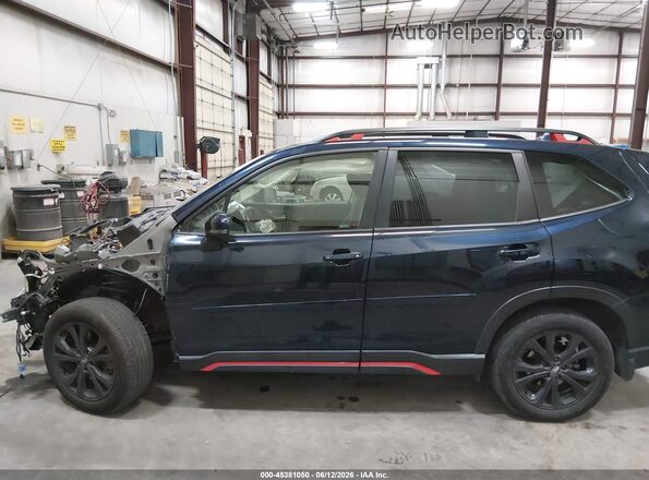 JF2SKARC1MH440758 2021 SUBARU FORESTER Синий Панорамный вид салона 360°