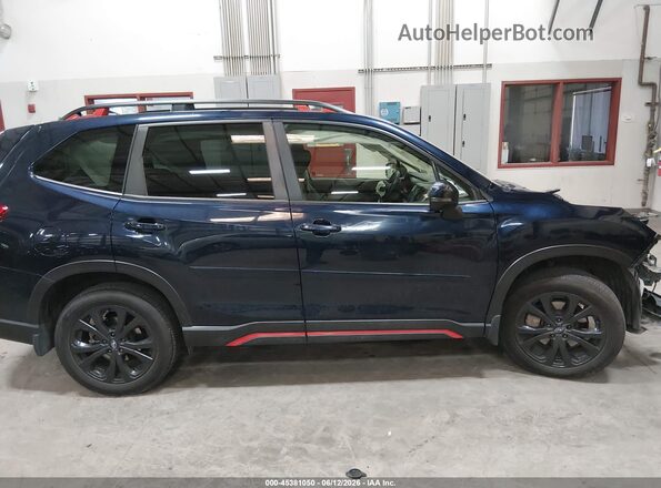 JF2SKARC1MH440758 2021 SUBARU FORESTER Синий Вид задней части салона