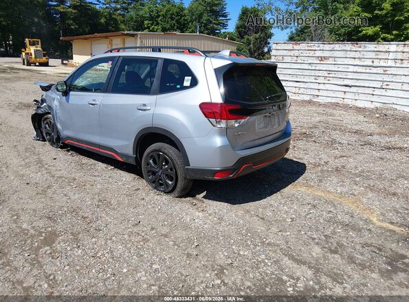 JF2SKARC2MH489080 2021 SUBARU FORESTER Silver Trasero izquierdo