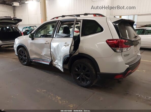 JF2SKARC3MH517551 2021 SUBARU FORESTER Белый Задняя левая четверть