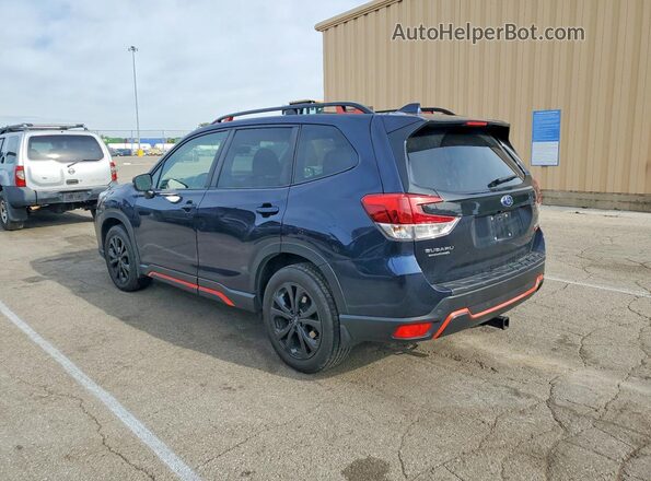 JF2SKARC3MH569746 2021 SUBARU FORESTER Black Задня ліва чверть