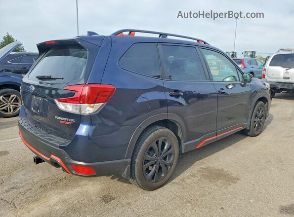 JF2SKARC3MH569746 2021 SUBARU FORESTER Black Задня права чверть