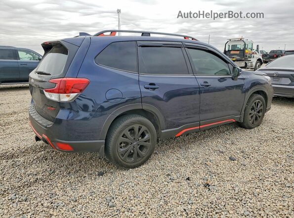 JF2SKARC3MH587454 2021 SUBARU FORESTER Blue Trasero derecho