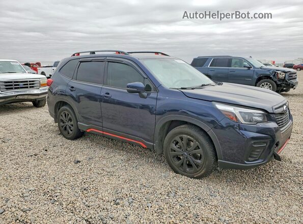 JF2SKARC3MH587454 2021 SUBARU FORESTER Blue Delantero derecho