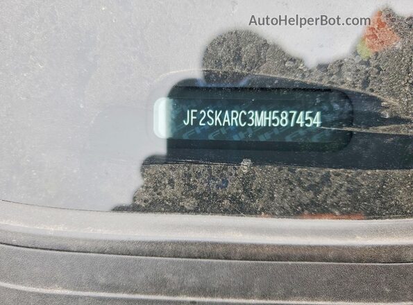 JF2SKARC3MH587454 2021 SUBARU FORESTER Blue Vista de la etiqueta del VIN
