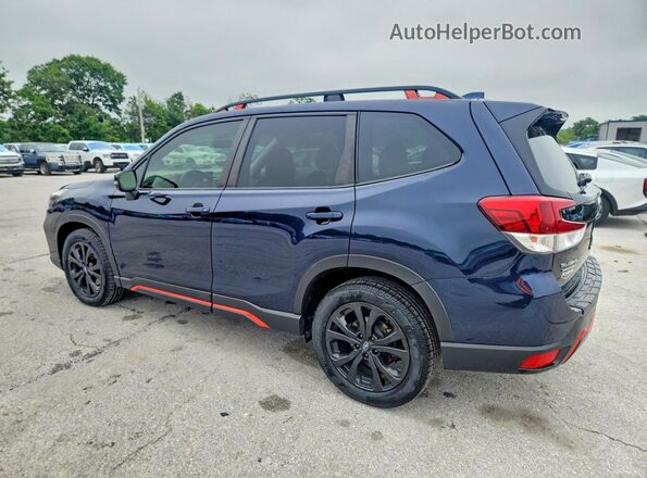 JF2SKARC6LH409214 2020 SUBARU FORESTER Синий Задняя левая четверть
