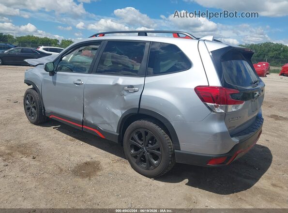 JF2SKARC6MH448807 2021 SUBARU FORESTER Silver უკანა მარცხენა