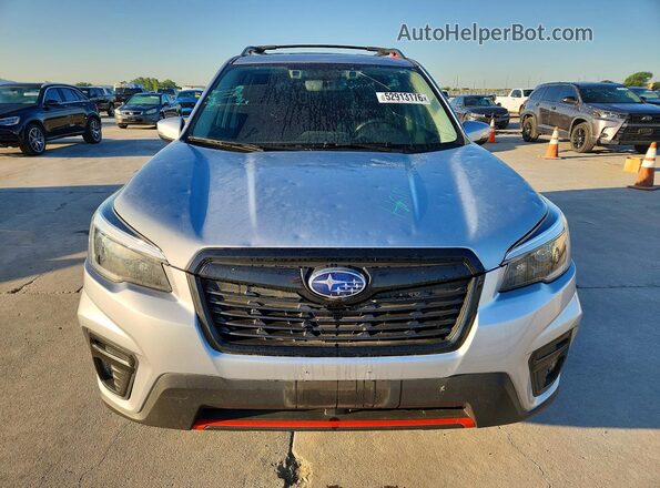 JF2SKARC6MH579476 2021 SUBARU FORESTER Silver წინა ხედი