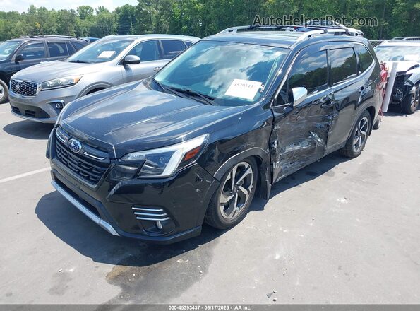 JF2SKARC8NH401327 2022 SUBARU FORESTER Black Przód lewy