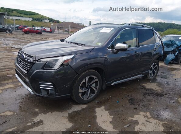 JF2SKARC8NH485018 2022 SUBARU FORESTER Gray Vista tres cuartos delantera izquierda