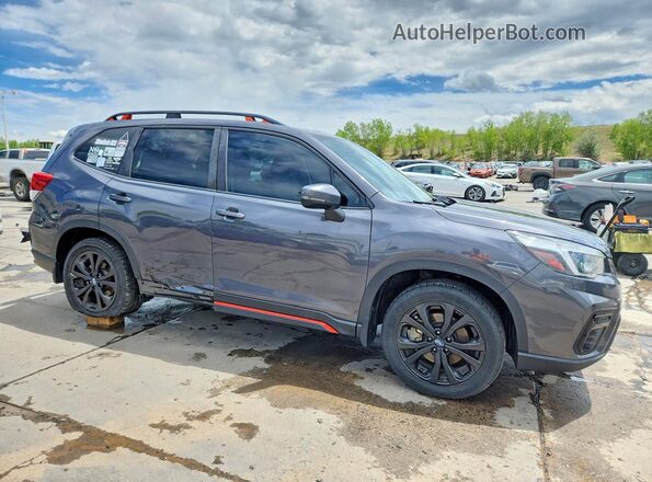 JF2SKARC9MH424145 2021 SUBARU FORESTER Gray Передня права чверть