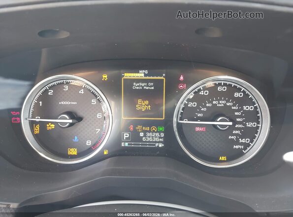 JF2SKARC9NH450066 2022 SUBARU FORESTER Gray Vista de los asientos traseros
