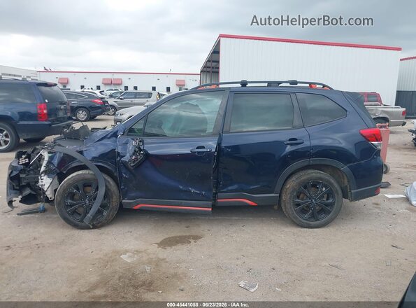 JF2SKARCXLH480464 2020 SUBARU FORESTER Blue Widok wnętrza 360 stopni