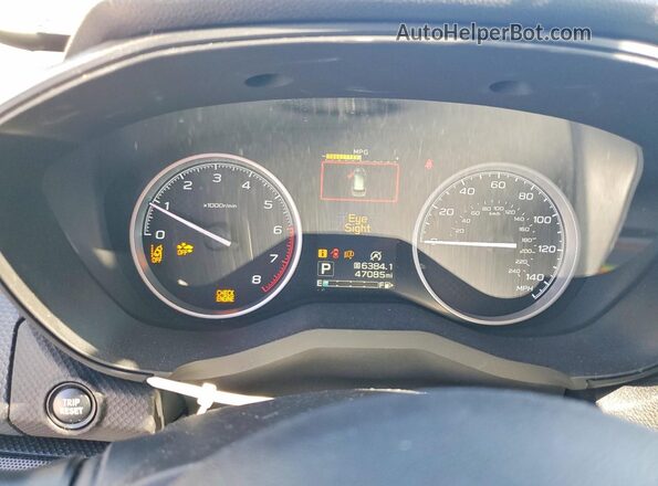 JF2SKASC1KH575147 2019 SUBARU FORESTER Silver Instrument cluster view
