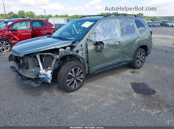 JF2SKASC1MH577127 2021 SUBARU FORESTER Green Przód lewy