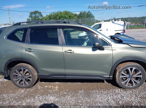 JF2SKASC2KH424821 2019 SUBARU FORESTER Green Սալոնի հետևի տեսք