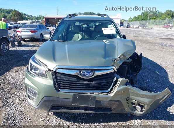 JF2SKASC2KH424821 2019 SUBARU FORESTER Green Սարքավորումների վահանակի տեսք