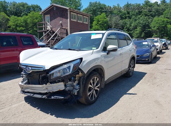 JF2SKASC5LH550852 2020 SUBARU FORESTER Белый Передняя левая четверть