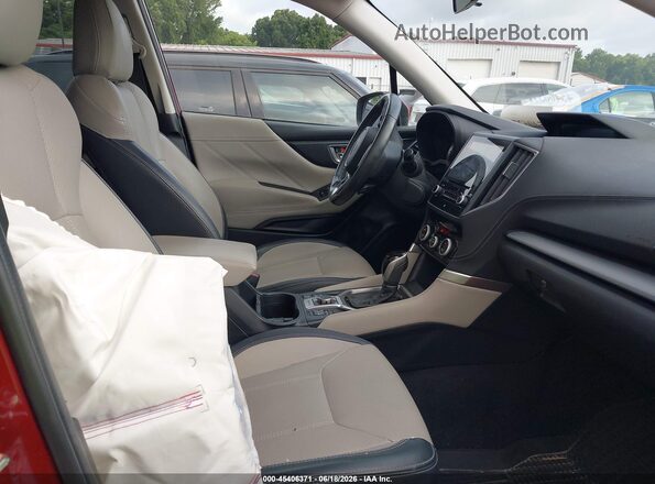 JF2SKASC6KH513193 2019 SUBARU FORESTER Red Vista interior delantera