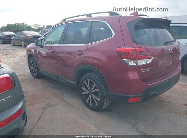 JF2SKASC6KH513193 2019 SUBARU FORESTER Red Trasero izquierdo