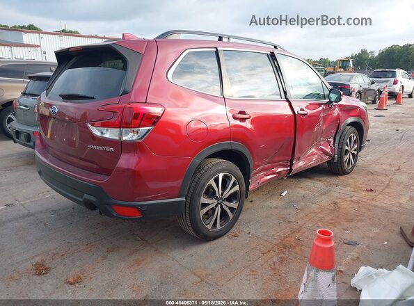 JF2SKASC6KH513193 2019 SUBARU FORESTER Red Trasero derecho