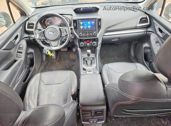 JF2SKASC7KH424913 2019 SUBARU FORESTER Black Dashboard view