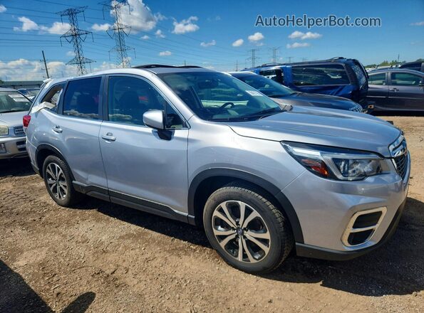 JF2SKASC8KH575968 2019 SUBARU FORESTER Silver Передня права чверть