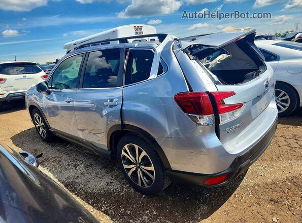 JF2SKASC8KH575968 2019 SUBARU FORESTER Silver Задня ліва чверть