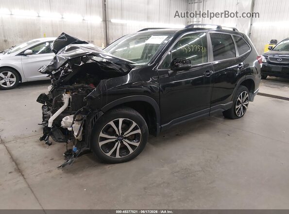 JF2SKASC8MH542505 2021 SUBARU FORESTER Black Front left