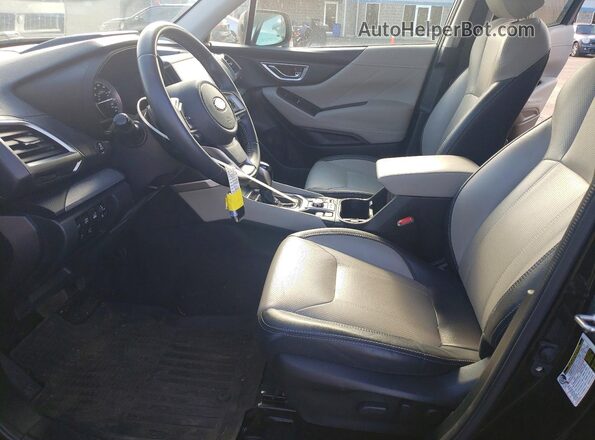 JF2SKASC9MH520044 2021 SUBARU FORESTER Black წინა სალონის ხედი