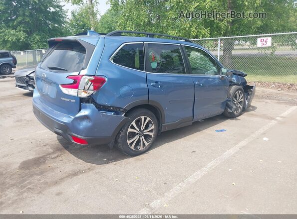 JF2SKAUC6MH590887 2021 SUBARU FORESTER Blue Trasero derecho