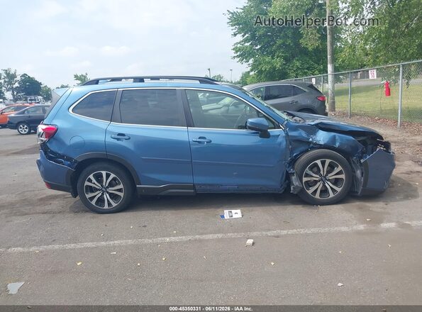 JF2SKAUC6MH590887 2021 SUBARU FORESTER Blue Vista interior trasera