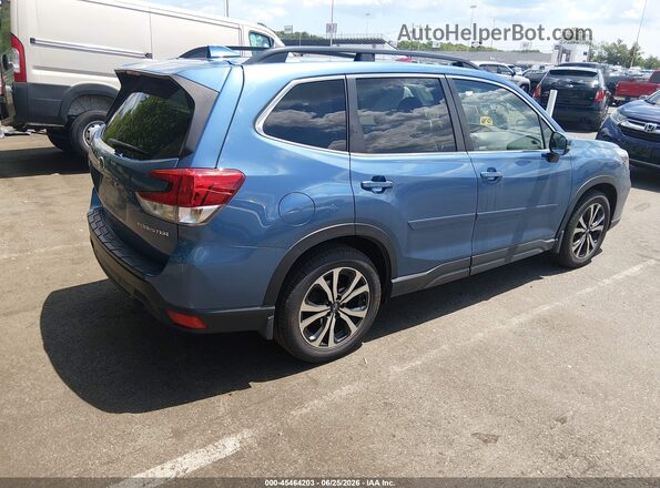JF2SKAUC8MH423690 2021 SUBARU FORESTER Blue Trasero derecho