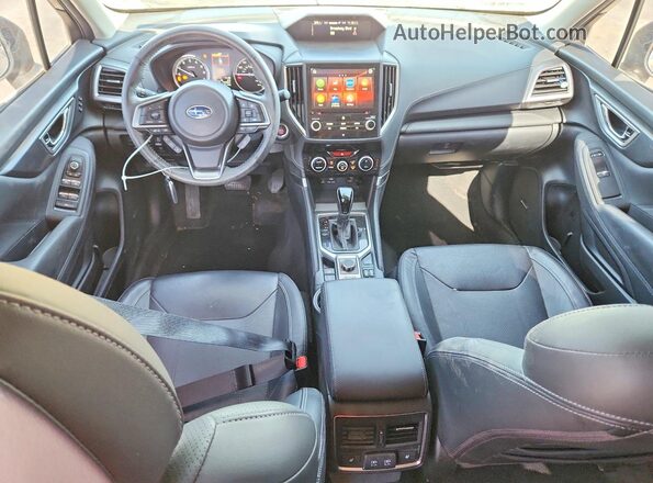 JF2SKAWC0KH578535 2019 SUBARU FORESTER Charcoal Առջևի վահանակի տեսք