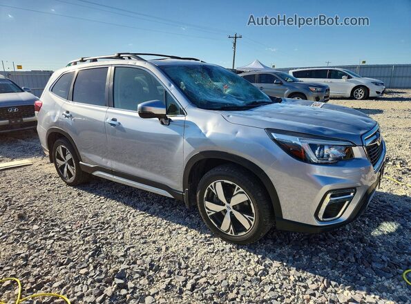 JF2SKAWC3KH505966 2019 SUBARU FORESTER Серебряный Передняя правая четверть