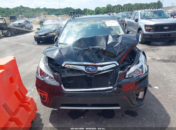 JF2SKAWC6KH459081 2019 SUBARU FORESTER Black Widok zestawu wskaźników