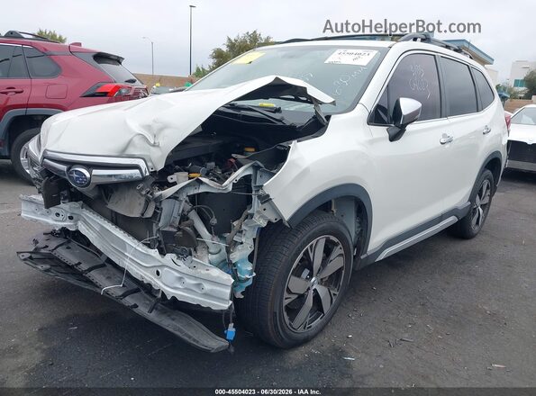JF2SKAWC7KH431533 2019 SUBARU FORESTER Белый Передняя левая четверть