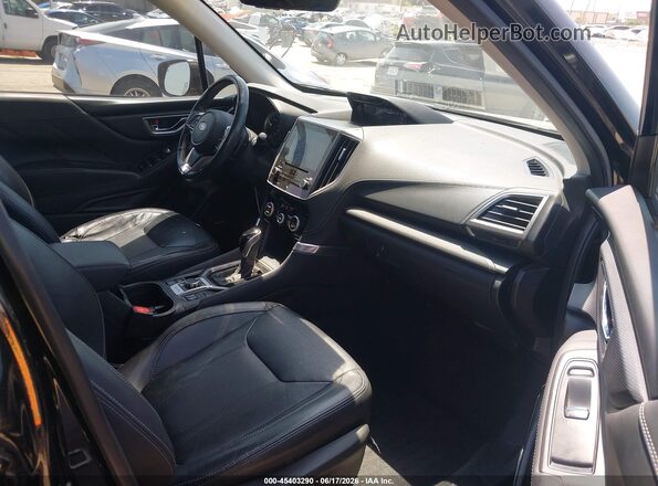 JF2SKAWC9KH499638 2019 SUBARU FORESTER Black Widok wnętrza z przodu