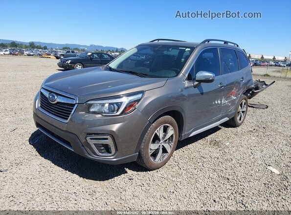 JF2SKAXC4LH564542 2020 SUBARU FORESTER Gray Vista tres cuartos delantera izquierda